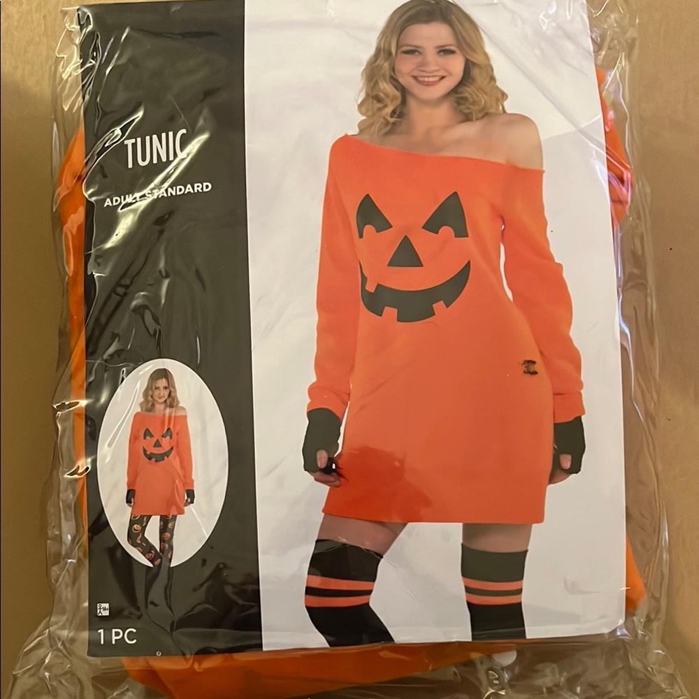 Orange Pumpkin Tunic Costume